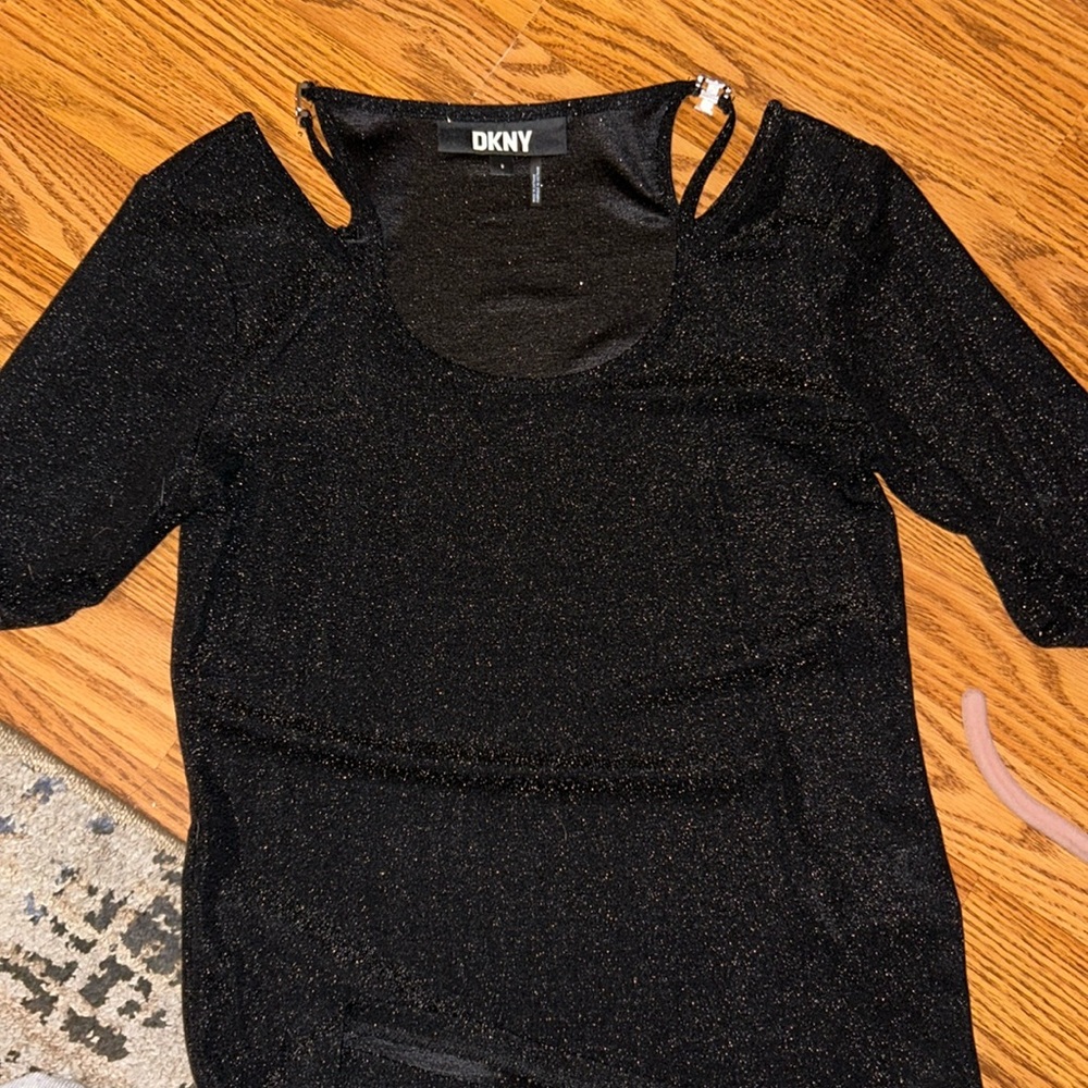 DKNY shimmer top
